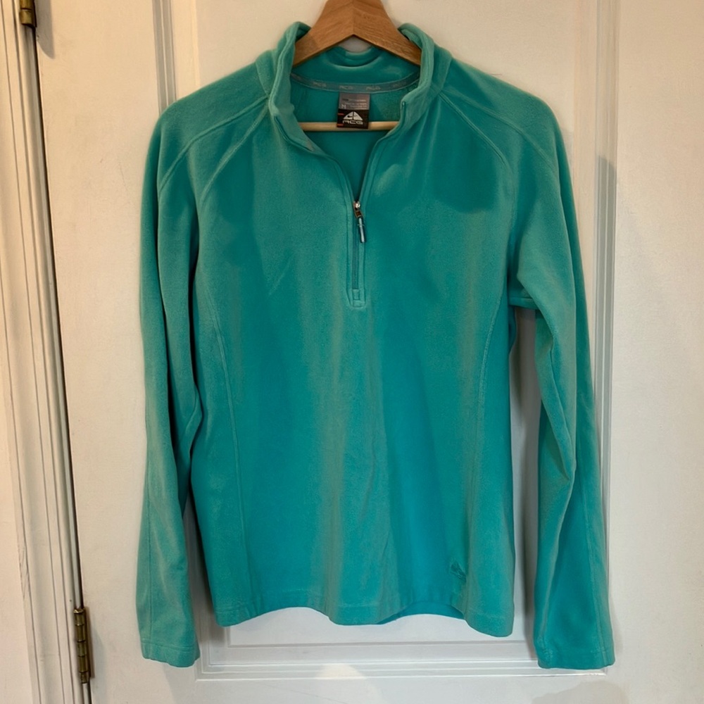🎉 3/$15 Nike Fit Therma Quarter Zip Teal Fleece M